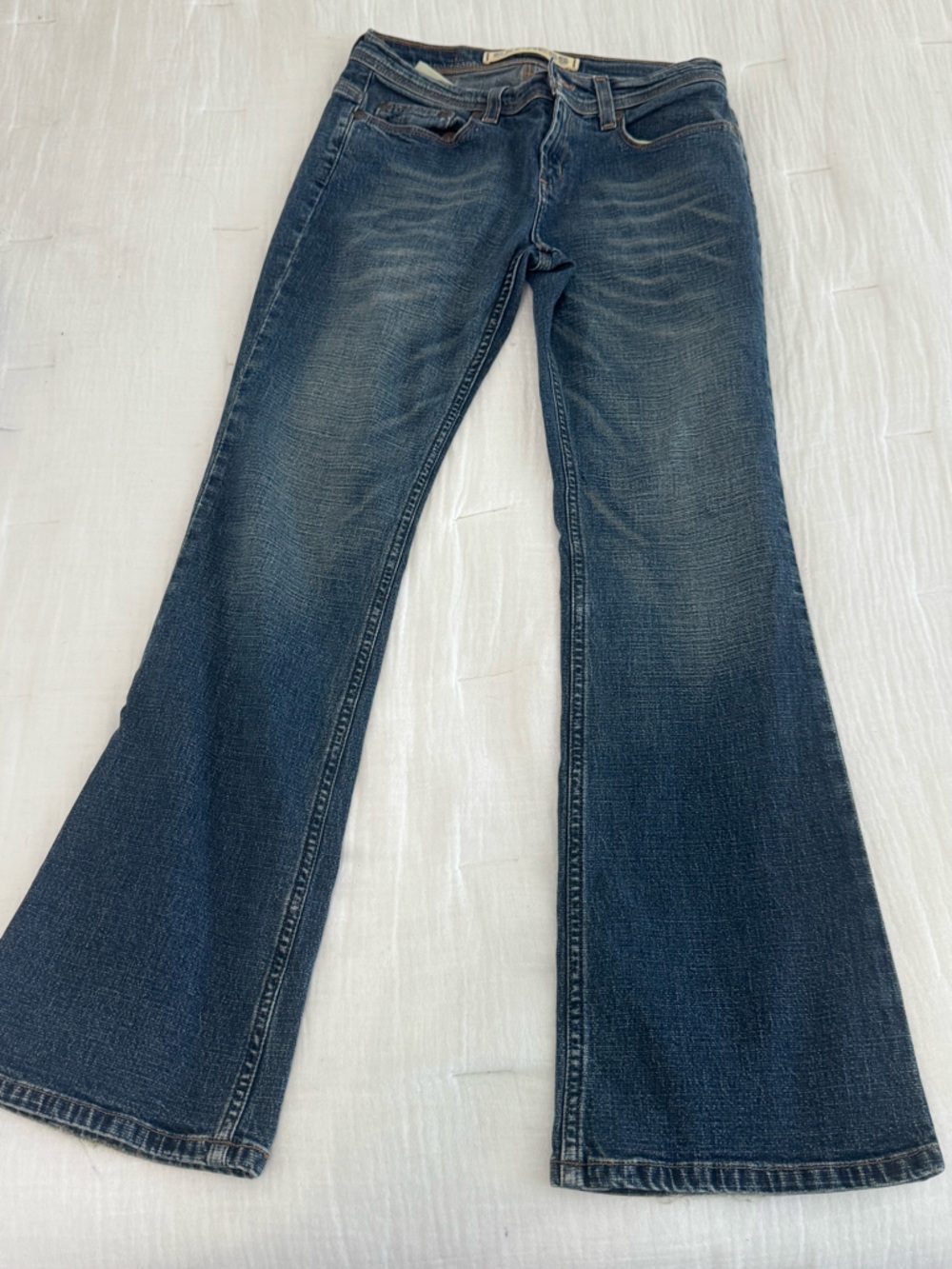 Express Dark Blue Flare Jeans